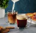 Zen Americano Clear Glass Coffee Tea Cups 6 pcs | 5808. 
