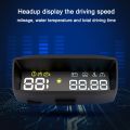 Car Speedometer Digital Display Car Speed Mileage Water Temperature Total Driving Time Meter. 