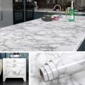 3M White Marble Wallpaper | Vinyl Wrap Granite Wallpaper | White Marble Wall Sticker. 