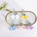 Knitted Handmade Crochet Flower Keychain Delicate Unique design Woolen Wool Knitted Key Ring Pendant Colorful Handcrafted Cute Bag Charm for Women for. 