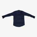 Navy Blue Color Plain Design Formal Shirt For Men. 