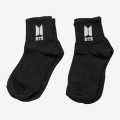 Black Color  Half  Socks For Men- 2 Pairs. 
