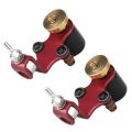 2X Dragonfly Motor Tattoo Rotary Machine Professional Body Art Tattoo Shader Equipment for Body Art Tattoo Red. 