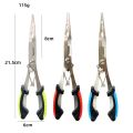 Hook Remover Line Cut Fishing Pliers Multi-functional with Rubber Handle Fish Mouth Pliers Hook High-strength Anti-slip Fishing Tied Hooks Pliers Outdoor Camping. 