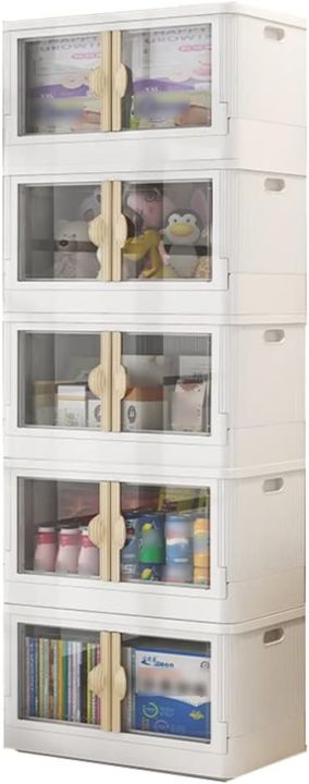 Stackable%20Under%20Bed%20Storage%20Container,%20Foldable%20Clear%20Storage%20Box%20With%20Portable%20Handle,%20Multifunctional%20Storage%20Cabinet-(Five%20Layer)%20-%20Image%202