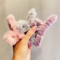 Jewels of Nepal Trendy Infinity Designed Fur Hair Claw Clip For Women- Long. 