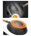 32 Cm Cast Iron Wok Pan Cooking Pot Kitchen supplies Skillet Cooker Universal Wok Restaurant Chef Stir Fry Special. 