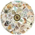 Artsy Home 25/50pcs Retro Travel The Map Cartoon Aesthetic Stickers for Scrapbook Journal Diary Laptops and Cellphone Cover. 