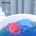 Wenefang 1Pc Baby Bath Brush Cute Infant Fetal Head Fat Cleaning Silicone Brush Newborn Soft Hair Comb Head Massager Baby Care Accessorie. 
