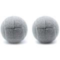 4 PCS Precut Walker Tennis Ball for Furniture Legs and Floor Protection, Heavy Duty Long Lasting Felt Pad Covering,Grey. 