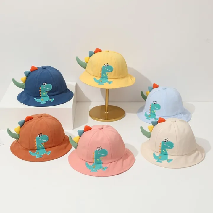 Casual%20Cartoon%20Dinosaur%20Children%20Fisherman%20Hat%20Sunscreen%20Wide%20Brim%20Kids%20Bucket%20Hat%20UV%20Panama%20Hat%20Baby%20Sun%20Cap%20Summer%20-%20Image%204