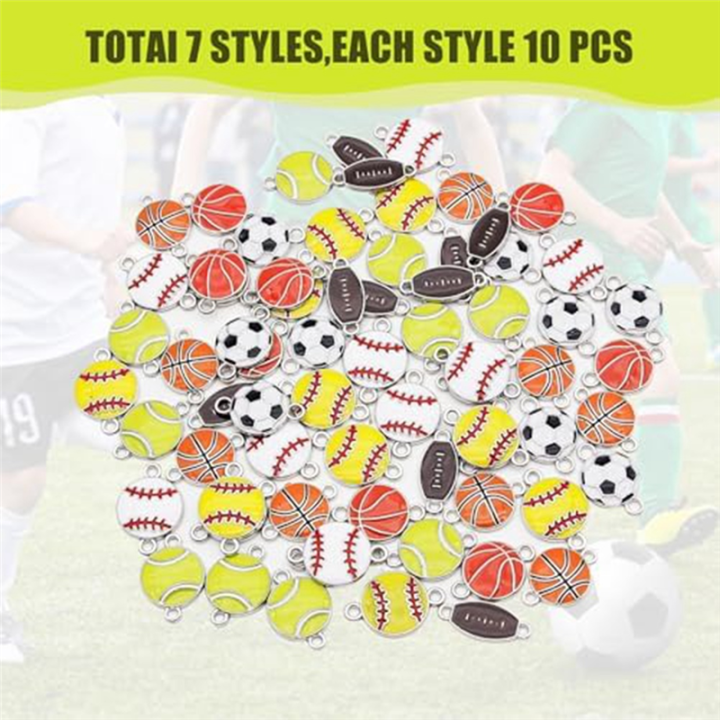 70PCS%20Sports%20Charms%20Enamel%20Football%20Charms%20Baseball%20Basketball%20Football%20Charms%20for%20Jewelry%20Making,for%20Bracelets%20Necklace%20Earrings%20DIY%20-%20Image%202