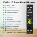 NCANRUI Tuya Zigbee Intelligent Circuit Breaker Timing Photovoltaic Bidirectional Metering Energy Meter Automatic Reclosing. 