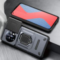 2025SMGSLIB KEYSION Shockproof Armor Case for Oneplus 11 5G 11R 12 Slide Camera Lens Protection Ring Stand Phone Cover for OnePlus 1+Ace 2. 