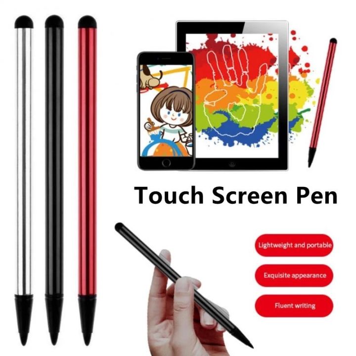 2 in 1 Anti-fingerprint Capacitive Stylus Pen/ Universal Phone Drawing Touch Screen Pens For All Smartphone PC Tablet