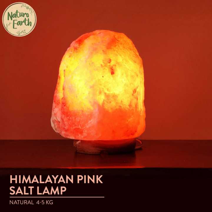 Naturo Earth Himalayan Pink Salt Lamp - Natural (4-5Kg)