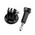 Black Tripod Mount Monopod Adapter for Go Pro Hero Sjcam Xiaomi Yi Camera Stand Go Pro and Action Cameras. 