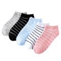 Women's Korean Fashion Ankle Socks (Pack Of 5 Pairs). 