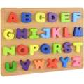 Wooden Alphabet( ABCD) Puzzle Board. 
