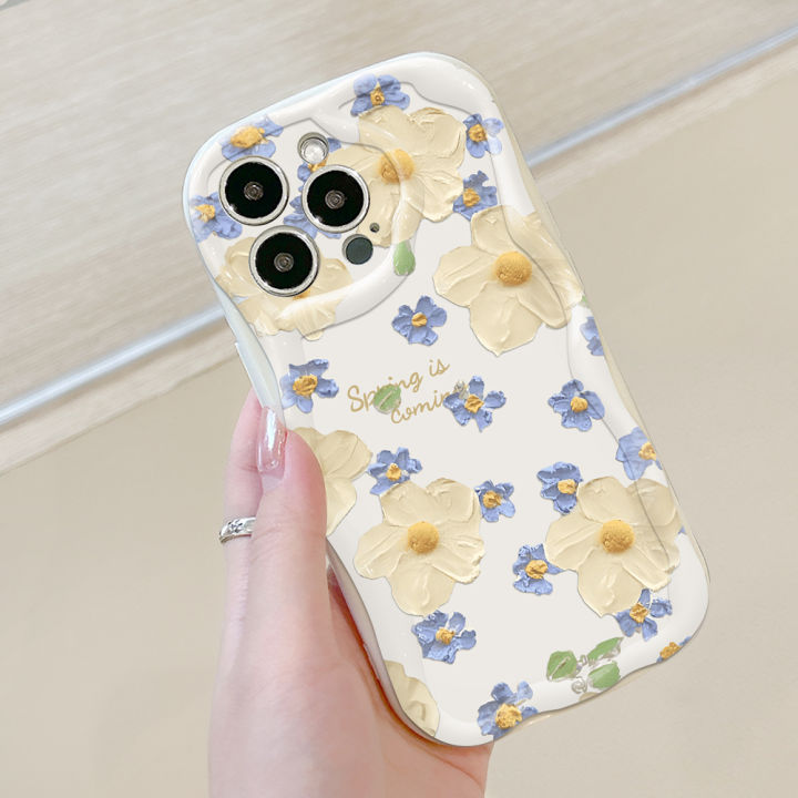 Hontinga%20for%20Xiaomi%20Poco%20X3%20NFC%20Poco%20X3%20Pro%20Back%20Cover%20Flower%20Cream%20Wavy%20Edge%20Silicone%20Phone%20Case%20-%20Image%207