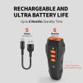 Safe Rechargeable Ultrasonic Dog Repeller Handheld Portable Dog Deterrent LED Flashlight Variable Frequency Dog Chaser Night Run. 