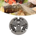 Durable Aluminum Alloy Clutch Replacement Dark Silver Compact String Trimmer Parts Easy to Install Brushcutter Parts for CS370 CS400 CS440 CS450 CS400F CS370F. 