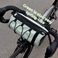 Storage Bag Waterproof Bicycle Front Tube Bag Multifunctional Durable Bicycle Handlebar Bag Portable Adjustable Road Bike Hanging Bag Outdoor Use. 