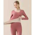 Seamless Thermal Coat Set For Women Inside. 