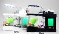 Original Mini USB LCD Lamp Desktop Fish Tank Aquarium with LED Clock. 
