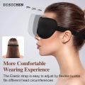 DISICHEN Portable 2023 Luxury Slim Eye Mask for Sleeping Blackout Sleep Mask for Women Men, Night Sleeping Mask for Side Sleepers. 