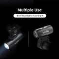 Flashlight Car Headlight Mountain Waterproof Bicycle XL200XOSS Bicycle Light 200lm Headlight Tpye-C Rechargeable Bicycle. 