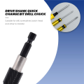 Impact Drive Hex Shank Quick Release Change Bit Drill Chuck Adapter. 