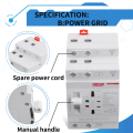 Uninterruptible Power Supply Emergency Power Automatic Switch Toggle Dual Power Automatic Switch 2P 63A 110V 2P 2PCS Power Grid. 