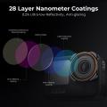 K F Concept Action Camera CPL Lens Filter HD Image Anti-reflection Green Film Waterproof Anti-scratch for GoPro Hero 9/10/11/12. 