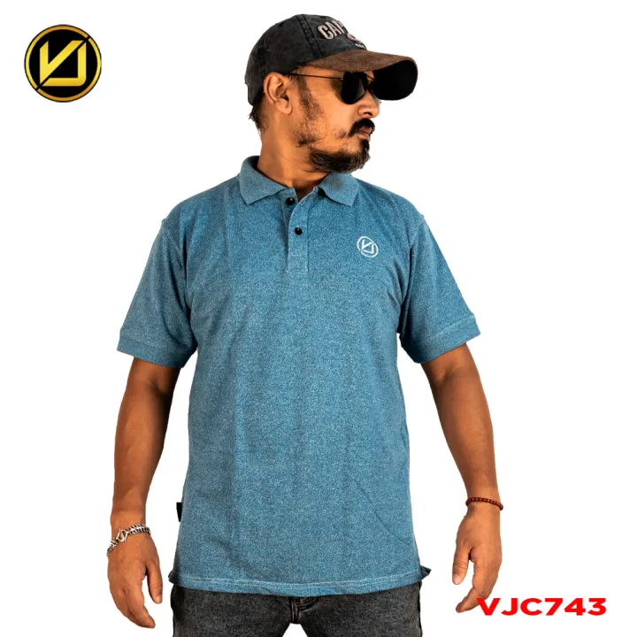 VIRJEANS%20(VJC743)%20Polo%20Neck%20T-Shirt%20For%20Men%20%E2%80%93Sky%20Blue%20-%20Image%206