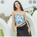 Summer Vest Crop Top Sleeveless Vest Bustier Crop Top Cami Tank Tops Elasticity. 