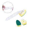 Heavy Duty Dish Wand Sponge For Kitchen Sink Cleaning Brush With 2 Sponge. 