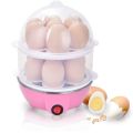 Double Layer Egg Boiler Electric Cooker - Color Assorted. 
