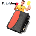 Sutuiying door stopper rubber Football Soccer Referee Card Sets Warning Referee Red and Yellow Cards with Wallet Score Sheets Notebook Judge Accessories. 