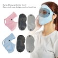 Full Face Shield, Ice Silk Face Mask UV guardion Womens Sunscreen Face Veil with Black Eye guardor Sheets, Full Face Mask. 