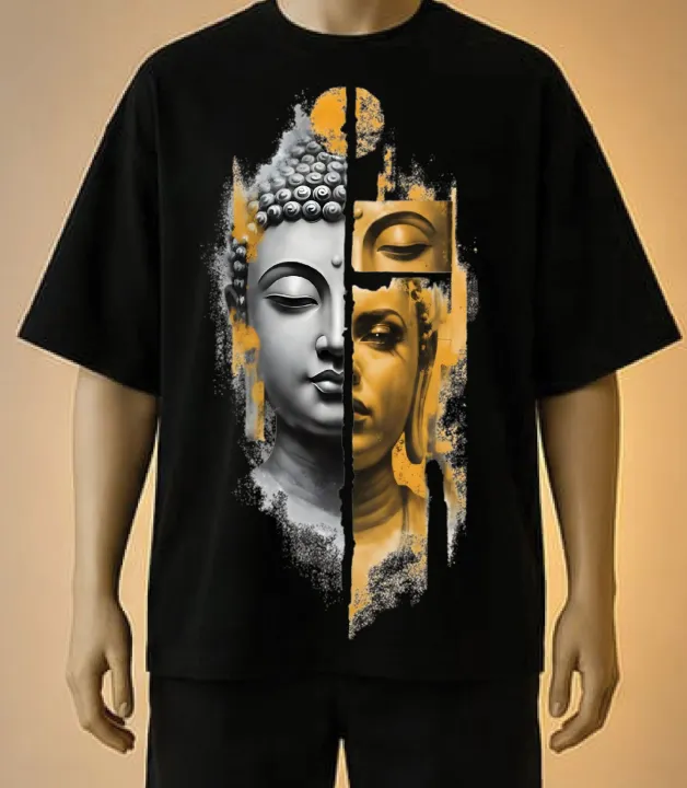Buddha%20&%20Golden%20Buddha%20Artistic%20Printed%20T-Shirt%20%E2%80%93Blue,%20Black,%20White,%20Cream,%20maroon,%20Brown%20-%20Image%205