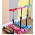 The image display 3-wheel kick scooters with cool and cute cartoons designed for childrens. 
