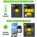 1PCS LED Solar Wall Lamp Outdoor Waterproof Up And Down Luminous Lighting Garden Decoration Solar Lights Stairs Fence Sunlight Lamp. 