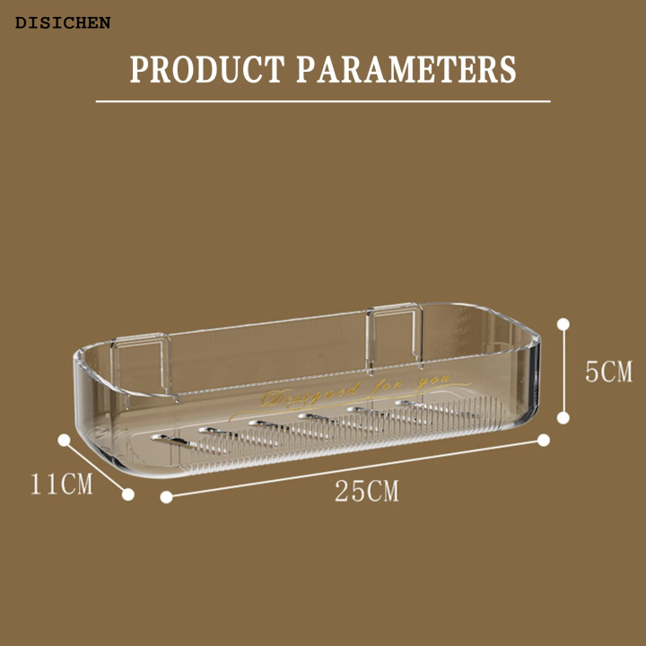 DISICHEN%20Sales%20promotion%20Storage%20Rack%20Transparent%20Wall%20Mounted%20Drainage%20Shelf%20Moisture%20Resistant%20Toiletries%20Organiser%20Kitchen%20Storage%20Organization%20-%20Image%206