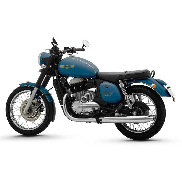 Jawa 42 Double ABS 300 CC Bike Straight Blue