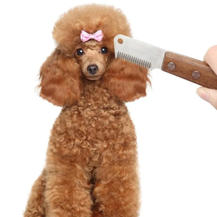 pcs%20Stainless%20Steel%20Comb%20Head%20Massage%20function%20for%20Cat,Dog%20Wooden%20Handle%20Dog%20Hair%20Remover%20Pet%20Comb%20Hair%20Stripping%20Comb%20Pet%20Grooming%20Tool%20-%20Image%204