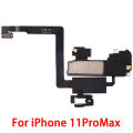 Ear Speaker Flex For iPhone 11 11Pro Max Ear Piece With Face ID Light Sensor Flex Cable Incl Mic Replacement Parts. 