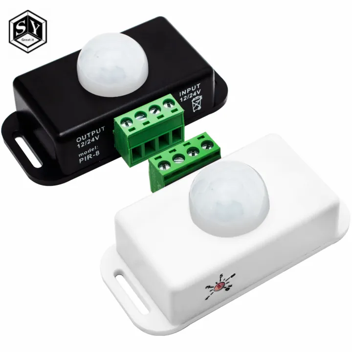 1PCS%20DC%2012V%2024V%208A%20Automatic%20Adjust%20PIR%20Motion%20Sensor%20Switch%20IR%20Infrared%20Detector%20Light%20Switch%20Module%20for%20LED%20Strip%20Light%20Lamp%20-%20Image%205