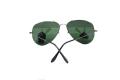 Premium Quality Uv400 Plus Diamond Hard B2 Glass Aviator In Green Lens With Gun Frame Sunglasses For Men. 
