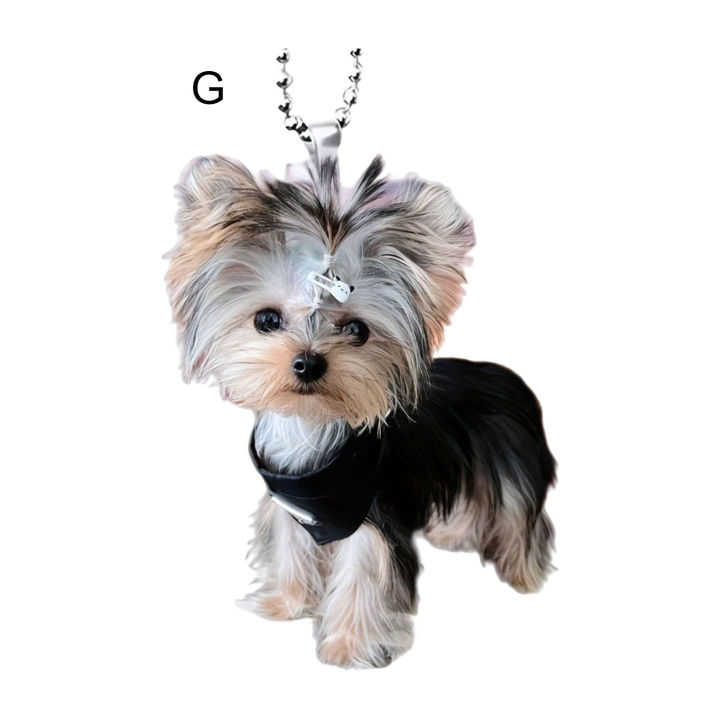 lululemon%20Christmas%20Tree%20Hanging%20Decor%20Adorable%20Animal%20Shaped%20Car%20Rearview%20Mirror%20Pendant%20with%20Lanyard%20Realistic%20Design%20Christmas%20for%20Dog-shaped%20-%20Image%203